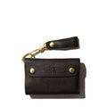 OILED SHRINK LEATHER SHORT WALLET/BLACK - 101402-10