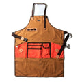 CANVAS APRON sizeL/CAMEL - 011430-24