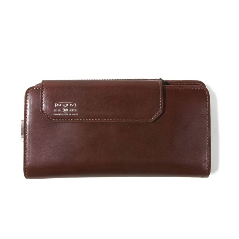 LEATHER MOBILE WALLET LONG/CHOCO - 081600-23