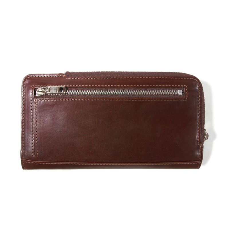 LEATHER MOBILE WALLET LONG/CHOCO