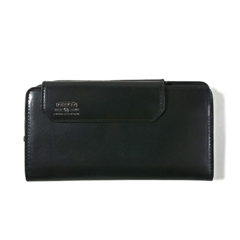 LEATHER MOBILE WALLET LONG/BLACK - 081600-10