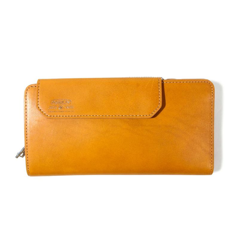 LEATHER MOBILE WALLET LONG/CAMEL - 081600-24