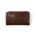 LEATHER MOBILE WALLET SHORT/CHOCO - 081601-23