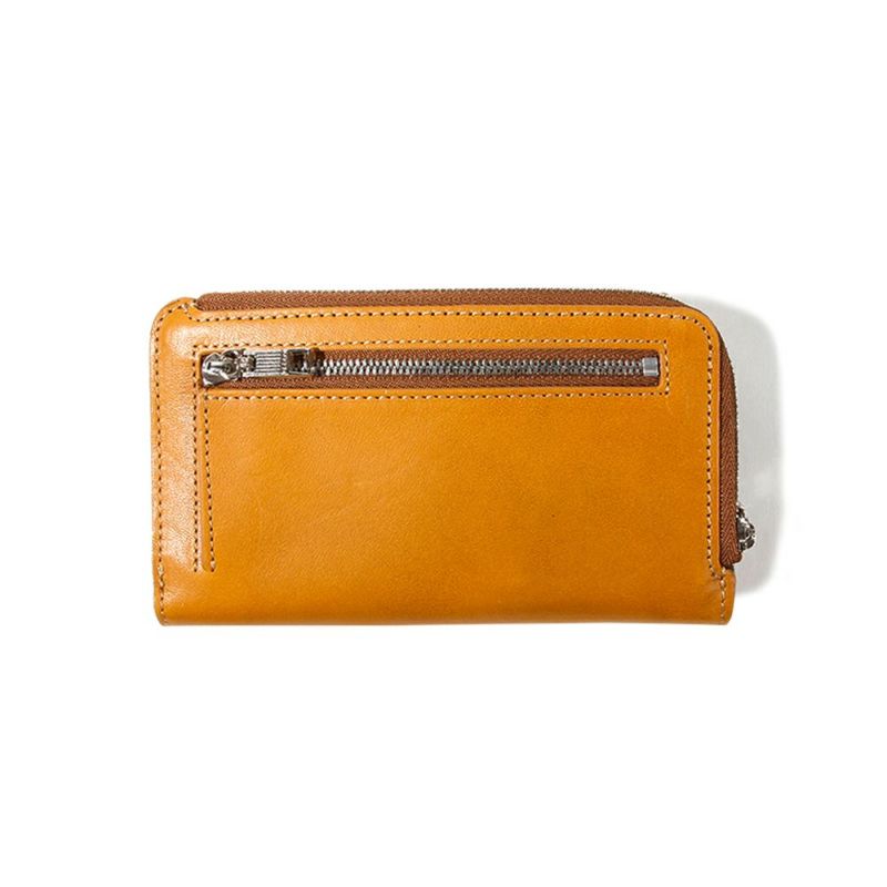 LEATHER MOBILE WALLET SHORT/CAMEL