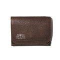 SHRINK LEATHER MOBILE WALLET MONEY CLIP/BROWN - 081702-22