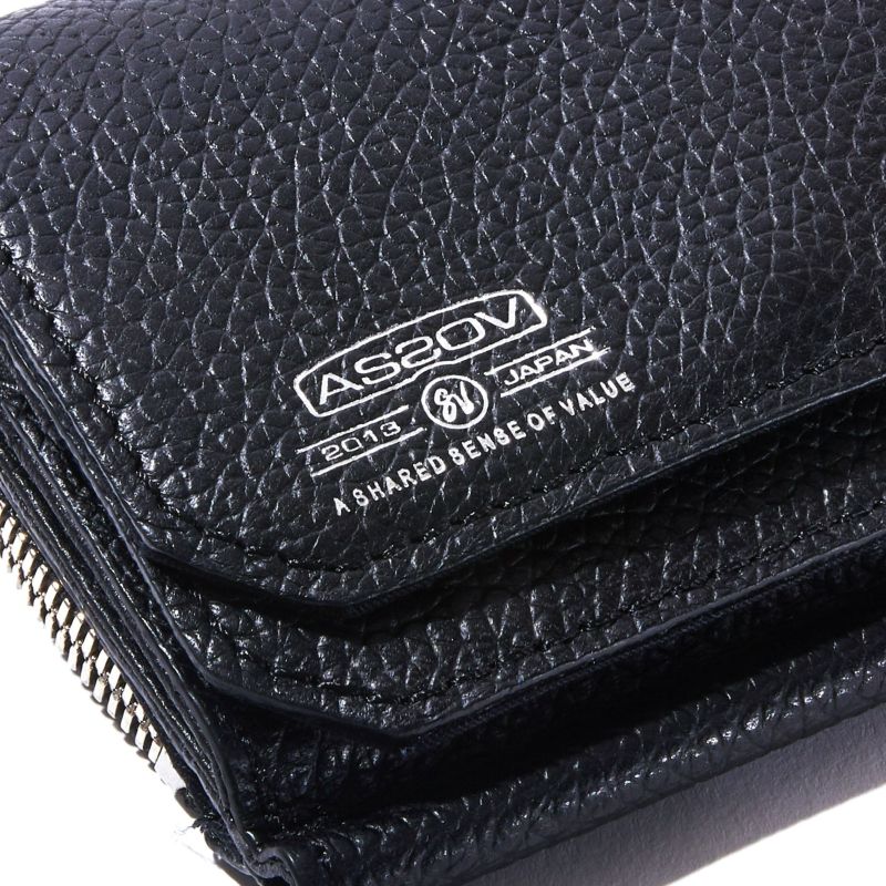 SHRINK LEATHER MOBILE WALLET MONEY CLIP/BROWN