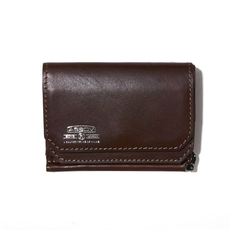 LEATHER MOBILE WALLET MONEY CLIP/CHOCO - 081602-23