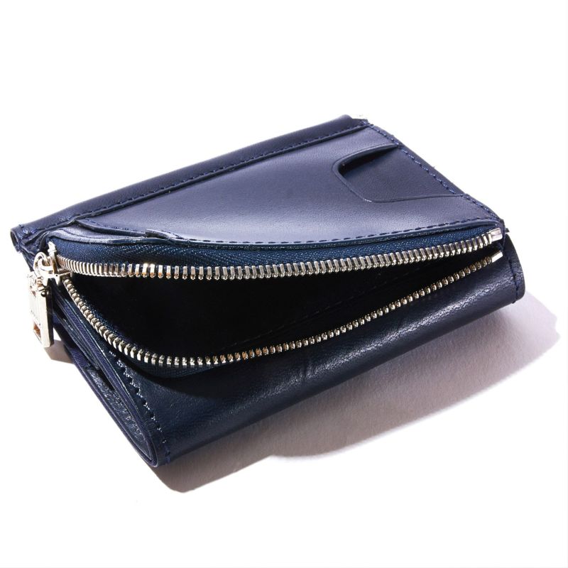 LEATHER MOBILE WALLET MONEY CLIP/CHOCO