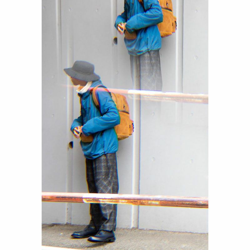 WATER PROOF SUEDE SACOCHE WALLET/MUSTARD