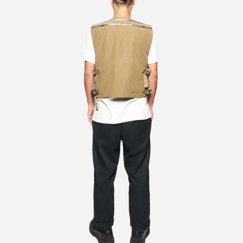 SHRINK NYLON CAMP VEST 2/KHAKI