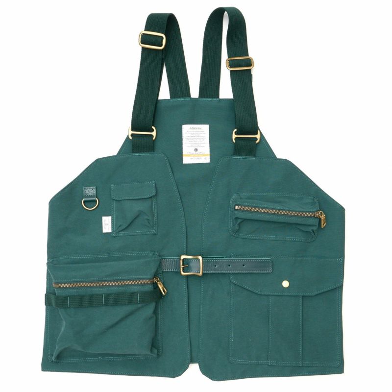SHRINK NYLON CAMP VEST/GREEN - 011900-60