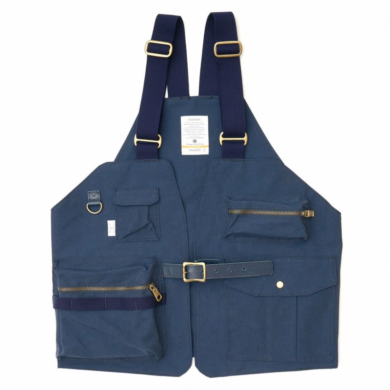 SHRINK NYLON CAMP VEST/NAVY - 011900-75