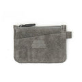 WATER PROOF SUEDE COIN CASE/GRAY - 091756-15