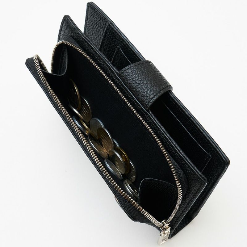 SHRINK LEATHER MOBILE MULTI CASE sizeL/BROWN