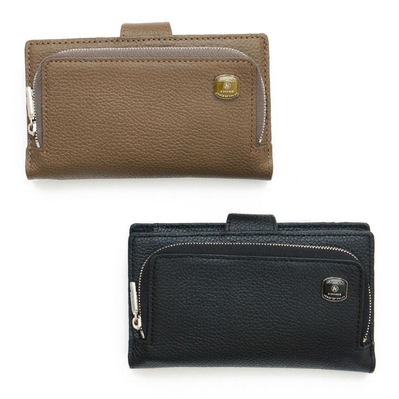 SHRINK LEATHER MOBILE MULTI CASE sizeS/BROWN