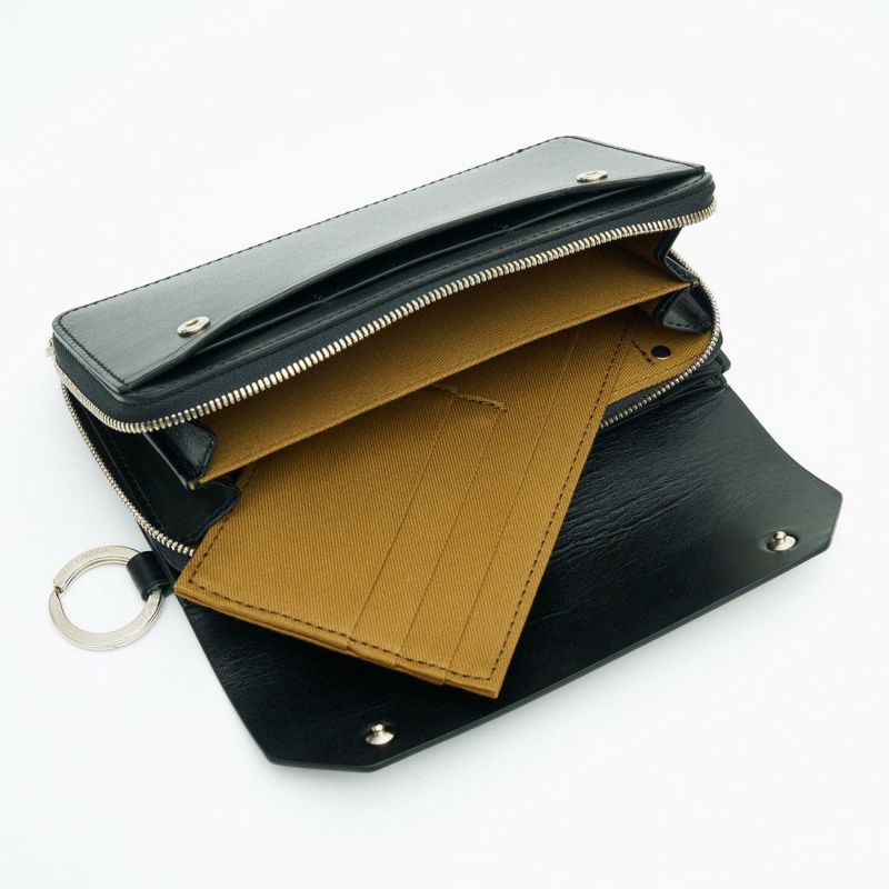 OILED ANTIQUE LEATHER LONG WALLET/CHOCO