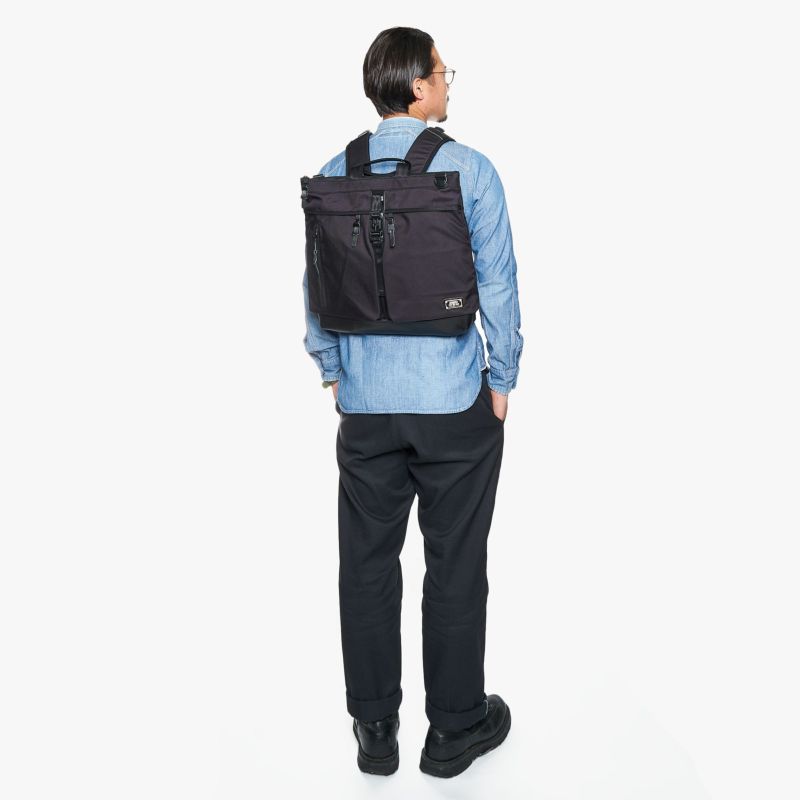 EXCLUSIVE BALLISTIC NYLON 3WAY HELMET BACKPACK/BLACK