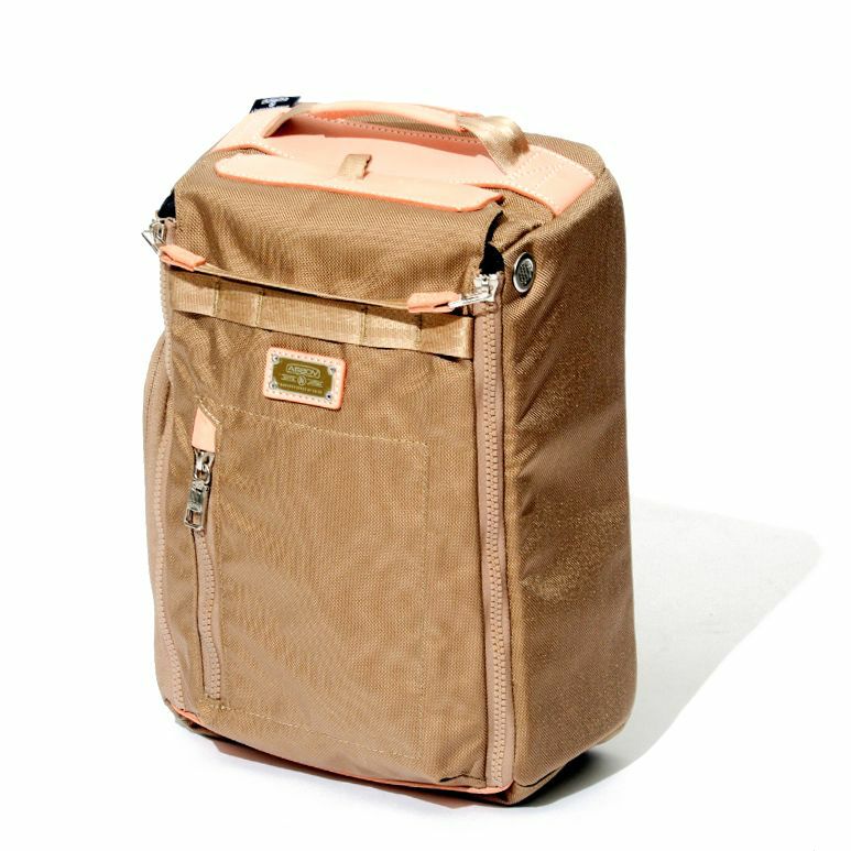 EXCLUSIVE BALLISTIC NYLON - SHOES CASE GOLF SERIES/KHAKI - 152210-65
