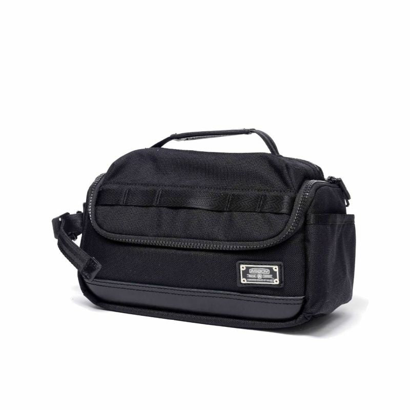 EXCLUSIVE BALLISTIC NYLON - ROUND POUCH GOLF SERIES/BLACK - 152209-10