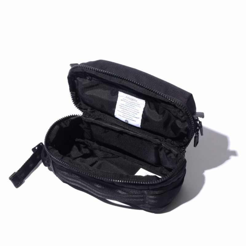 EXCLUSIVE BALLISTIC NYLON - POUCH GOLF SERIES/BLACK