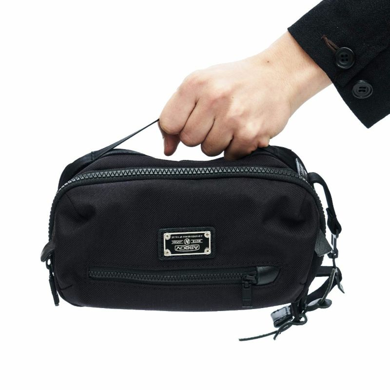 EXCLUSIVE BALLISTIC NYLON - POUCH GOLF SERIES/BLACK