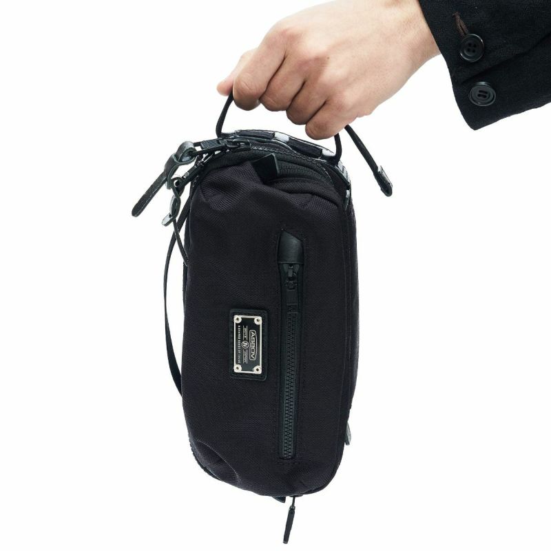 EXCLUSIVE BALLISTIC NYLON - POUCH GOLF SERIES/BLACK