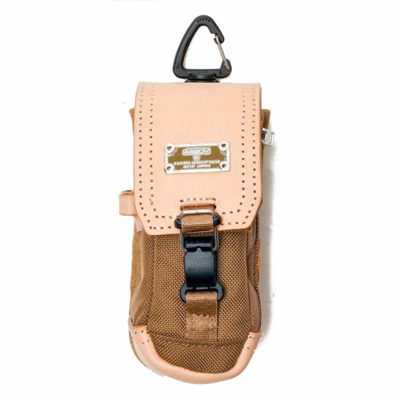 EXCLUSIVE BALLISTIC NYLON - BALL CASE GOLF SERIES/ KHAKI - 152212-65