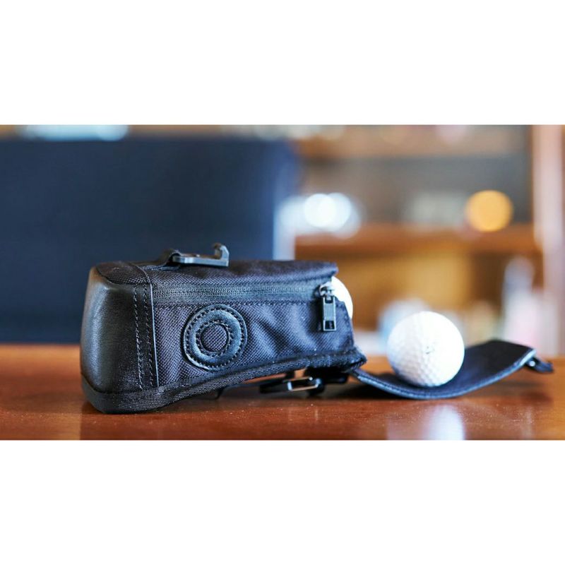 EXCLUSIVE BALLISTIC NYLON - BALL CASE GOLF SERIES/BLACK