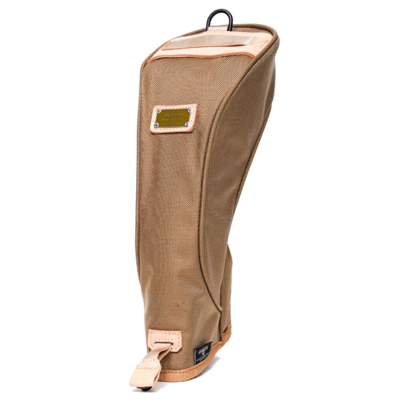 EXCLUSIVE BALLISTIC NYLON - HEAD COVER DRIVER GOLF SERIES/ KHAKI - 062202-65