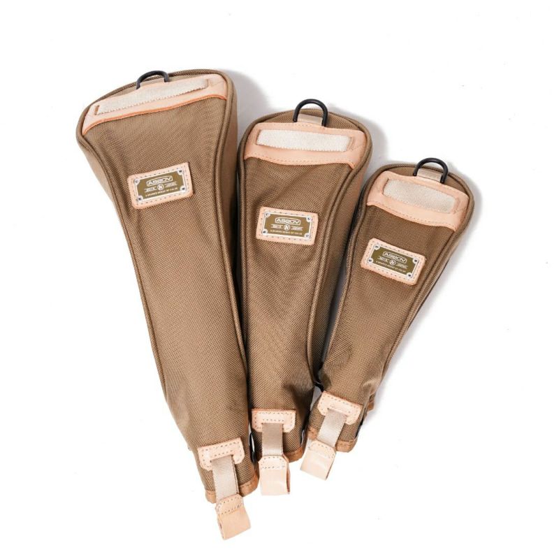 EXCLUSIVE BALLISTIC NYLON - HEAD COVER DRIVER GOLF SERIES/ KHAKI