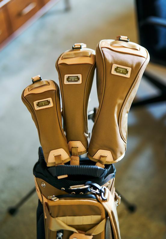 EXCLUSIVE BALLISTIC NYLON - HEAD COVER DRIVER GOLF SERIES/ KHAKI