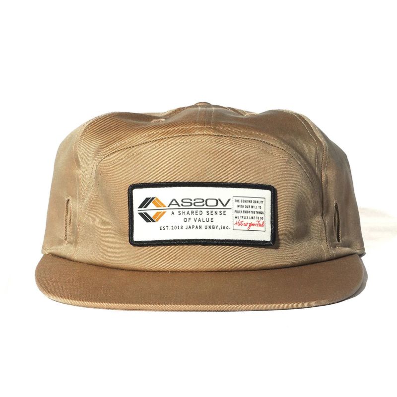 6 PANEL WAPPEN CAP/BEIGE