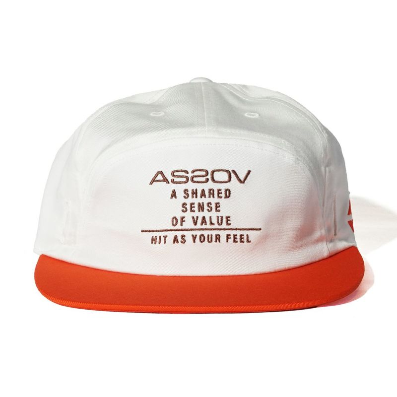 6 PANEL EMBROIDERY CAP/WHITE