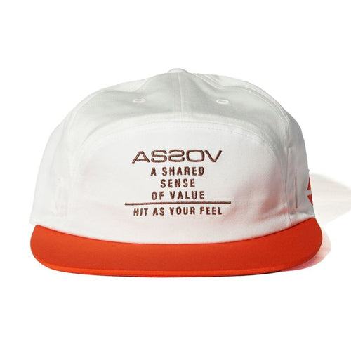 6 PANEL EMBROIDERY CAP/WHITE