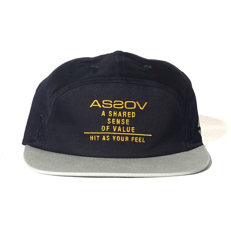 6 Panel Embroidery Cap/Navy