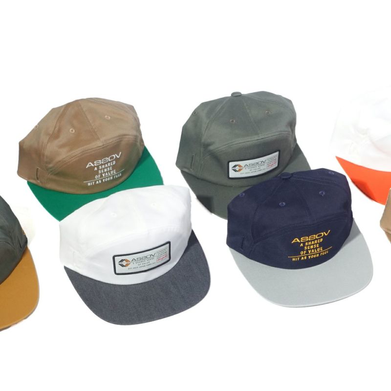 6 Panel Embroidery Cap/Navy