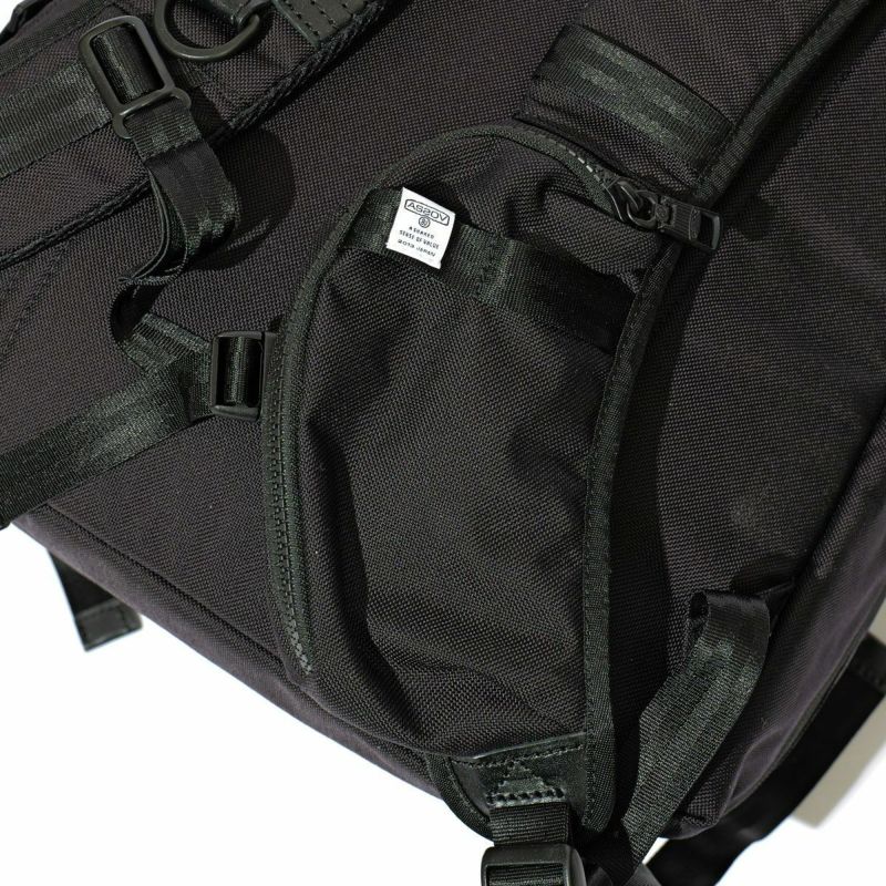 EXCLUSIVE BALLISTIC 2POCKET DAYPACK / BLACK