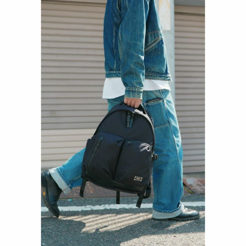 EXCLUSIVE BALLISTIC 2POCKET DAYPACK / BLACK