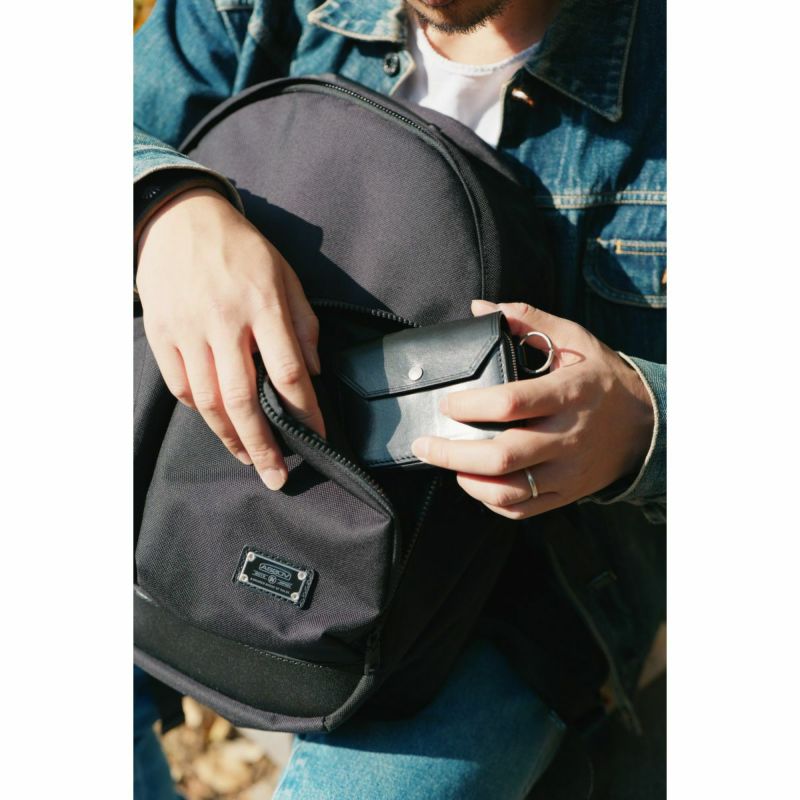 EXCLUSIVE BALLISTIC 2POCKET DAYPACK / BLACK