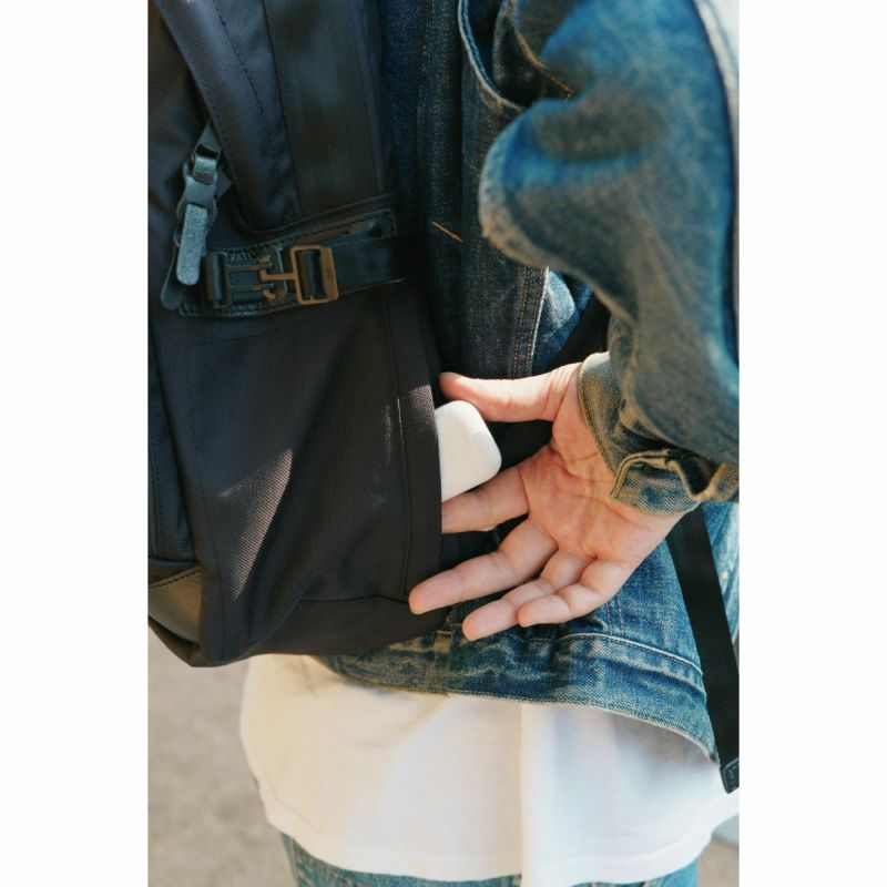 EXCLUSIVE BALLISTIC 2POCKET DAYPACK / BLACK