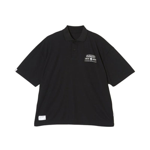 AS2OV×CPH Exclusive OVERSIZE S/S POLO - BLACK