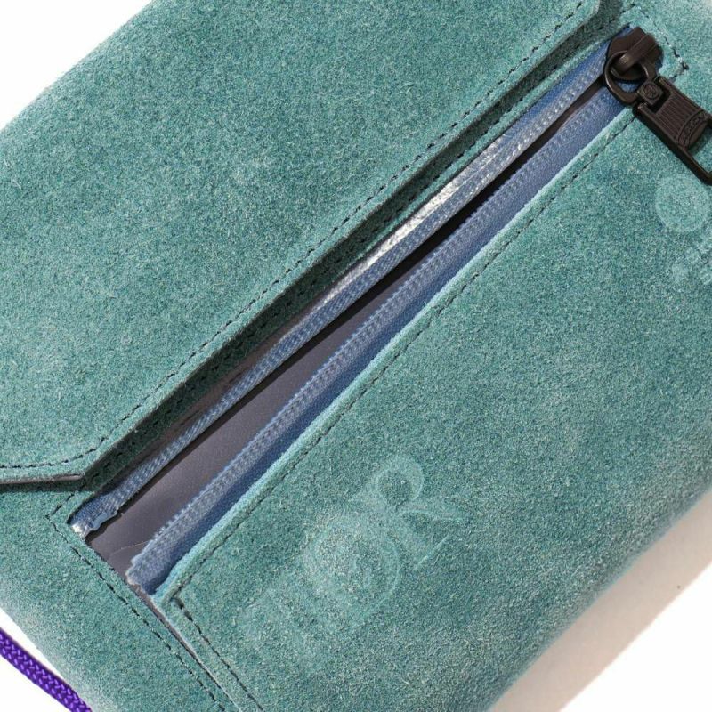 AS2OV×TDR（Garbstore） WATER PROOF SUEDE Sacoche Wallet NAVY