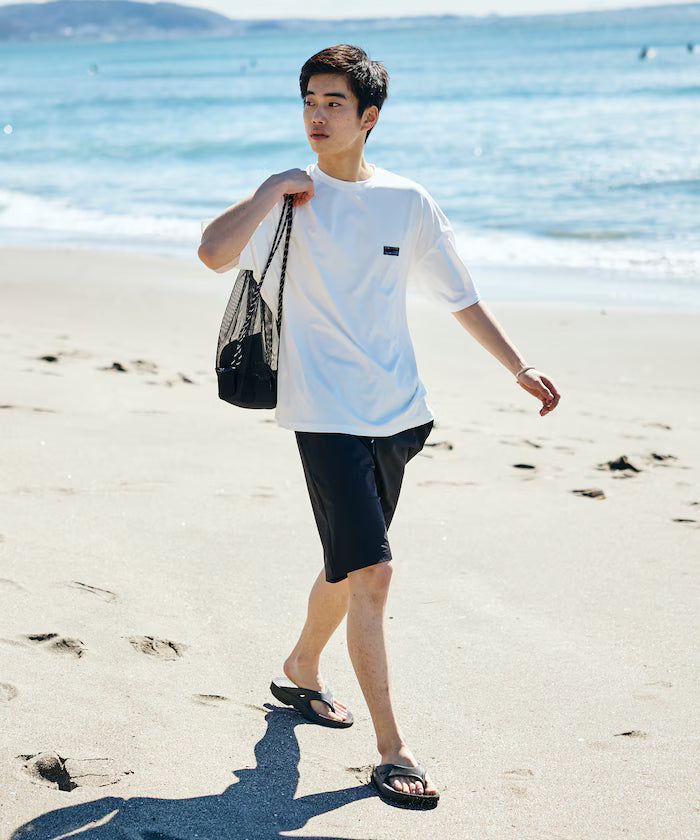 SPEEDRY Set with Bag Stretch Setup/T-Shirt/Shorts/3 in 1 /Rash Guard/Quick Dry/UV Cut/Heat Shield 【Limited Edition】