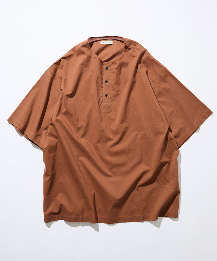 Relax Fit Relaxed Fit Henley Neck Pullover Shirt [Limited Edition]