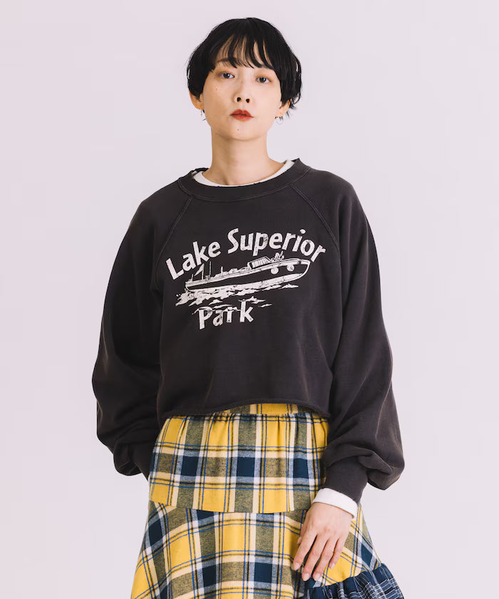 Grunge Cutoff Short Sweatshirt