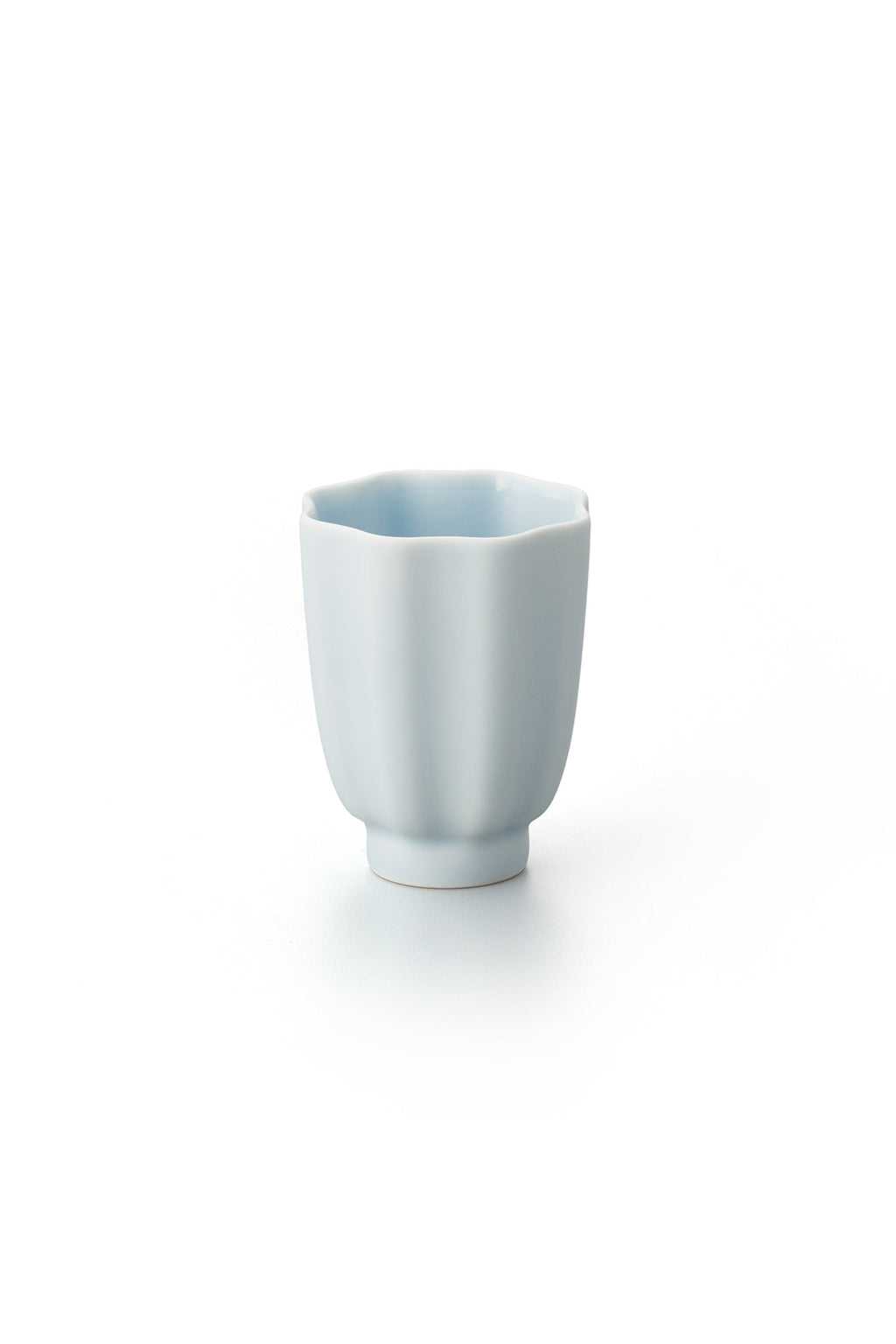 PORCELAIN POTTERY TEA CUP - OPALIN BLUE