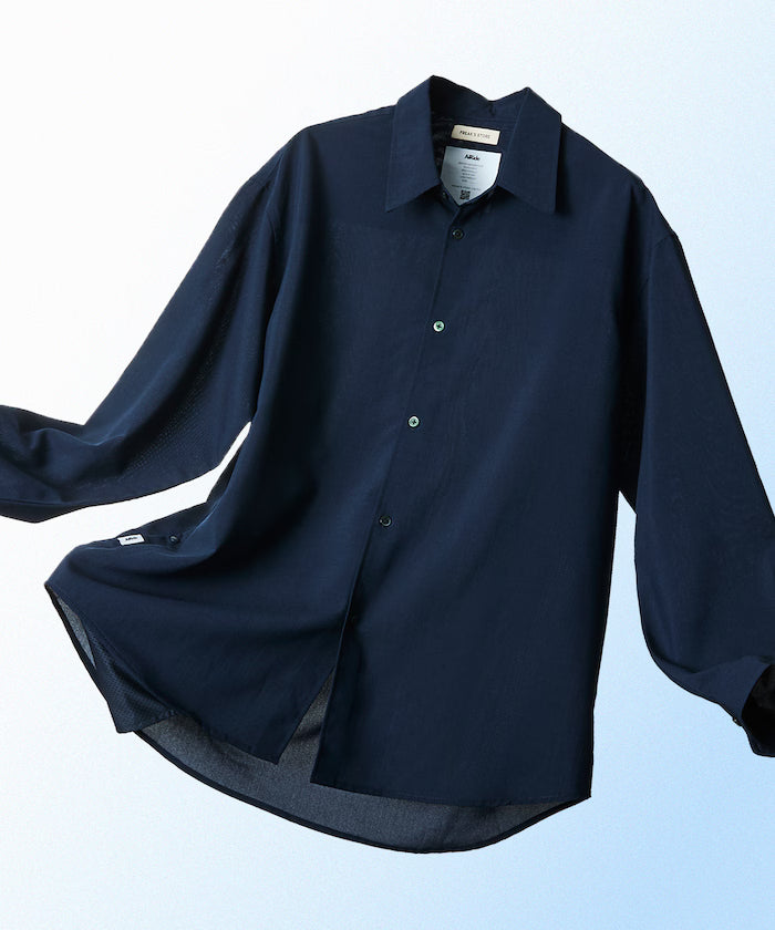 AiRide/Air Ride Relax Fit Regular Collar L/S Shirt/Pocketable/Quick Dry/UV Cut 【Limited Edition】