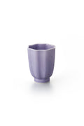 PORCELAIN POTTERY TEA CUP - LAVENDER FROST