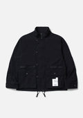 Stand Collar Field Jacket - BLACK