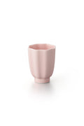 PORCELAIN POTTERY TEA CUP - EGGSHELL PINK